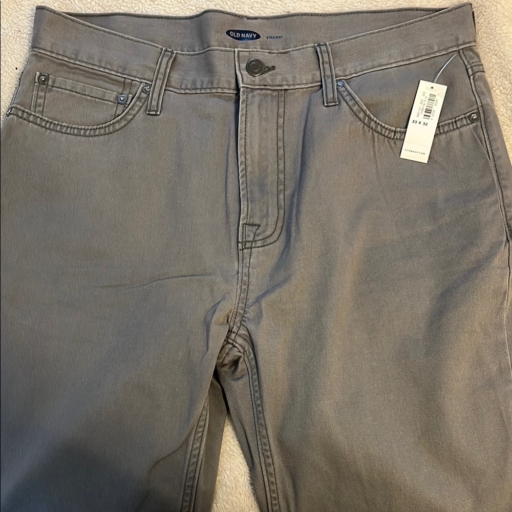 Old Navy Men's Straight Jeans - Gray